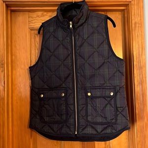 J Crew Plaid Vest